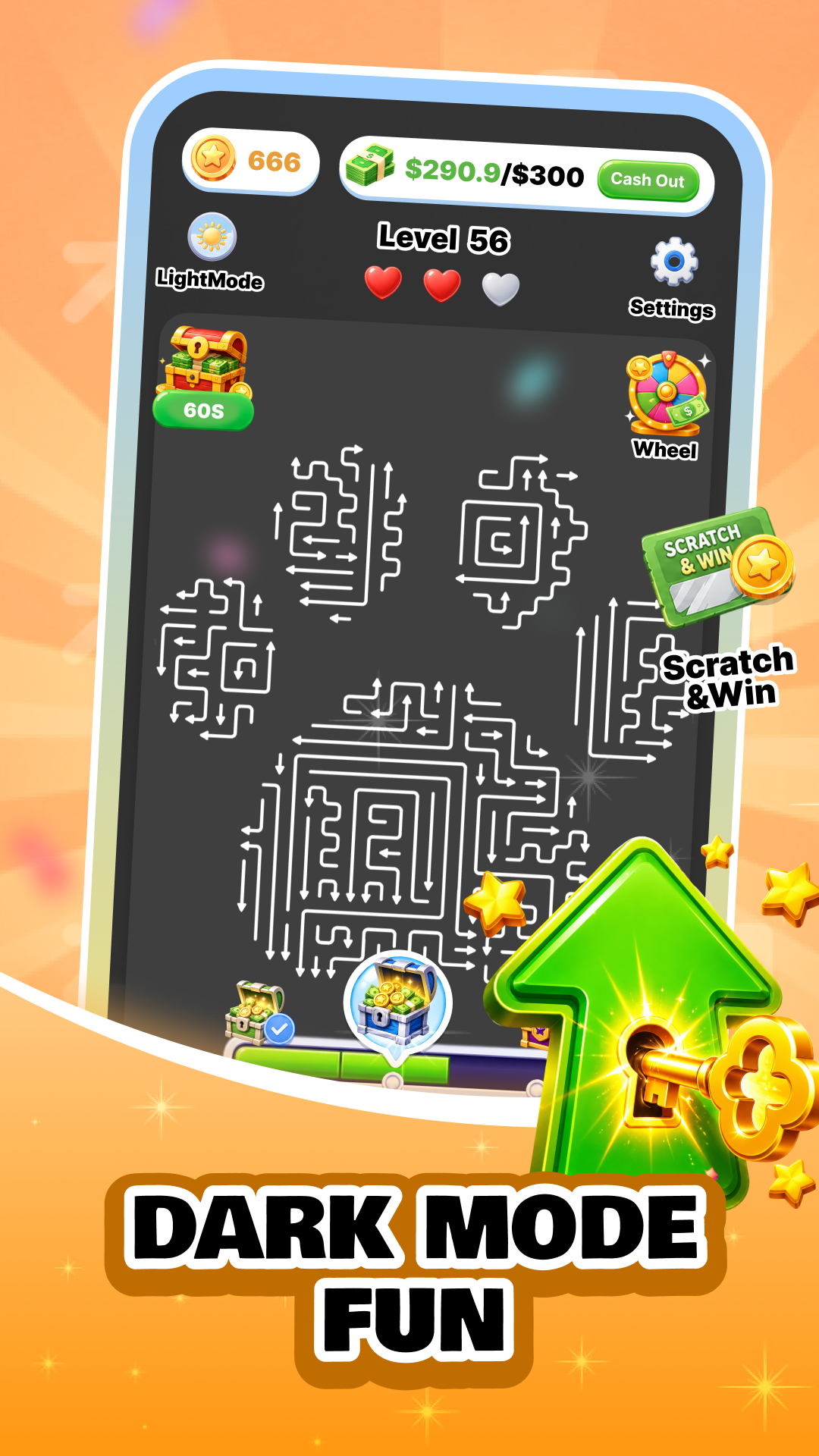 Mode switching in Arrow Breaker